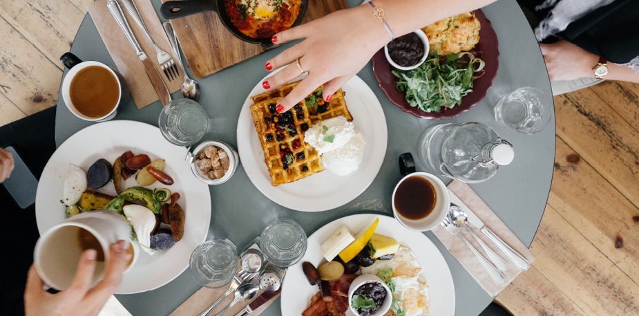 Menu na catering śniadaniowy dla apartamentów